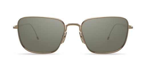 Thom Browne TB-124 Sunglasses, WHITE GOLD