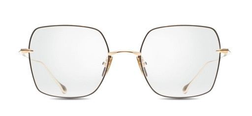 DITA CEREBAL Eyeglasses, BLACK/WHITE GOLD
