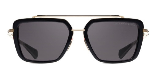 DITA MACH-SEVEN Sunglasses, BLACK/WHITE GOLD