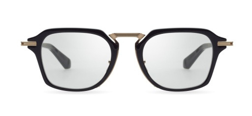 DITA AEGEUS Eyeglasses, BLACK - WHITE GOLD - BLACK PALLADIUM