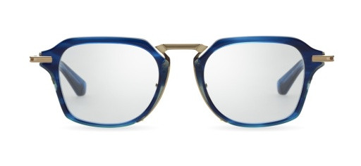 DITA AEGEUS Eyeglasses, BLUE SWIRL - GOLD - BLACK PALLADIUM
