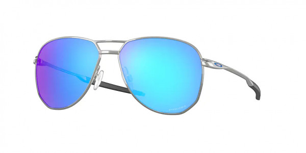 Oakley OO4147 CONTRAIL Sunglasses, 414703 CONTRAIL SATIN CHROME PRIZM SA (SILVER)
