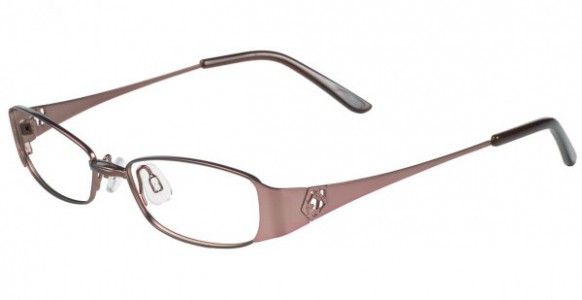 EasyClip P6078 Eyeglasses, SATIN CHOCOLATE/ROSE