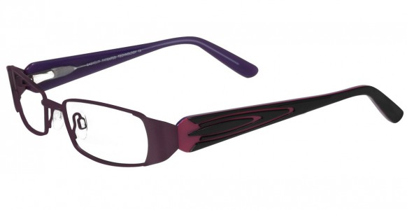 EasyClip S2500 Eyeglasses, VIOLET/FUSHIA AND BLACK