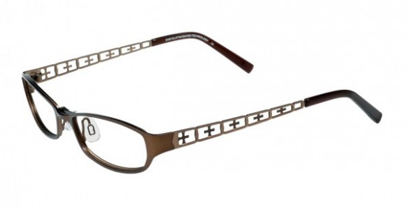 EasyClip S2497 Eyeglasses, MATT CHOCOLATE/CHOCOLATE
