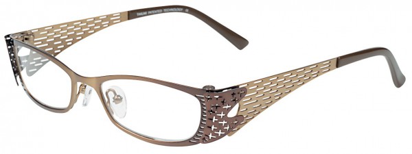 Takumi T9746 Eyeglasses, CARAMEL/CHOCOLATE AND CARAMEL
