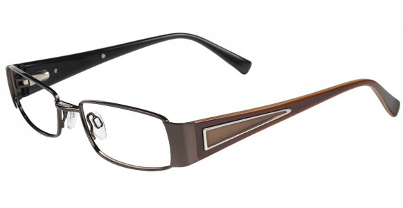 EasyClip P6085 Eyeglasses, CHOCOLATE/CHOCOLATE AND BRONZE