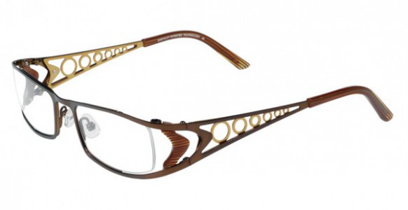 EasyClip S2502 Eyeglasses, BRONZE/BRONZE AND LATTE
