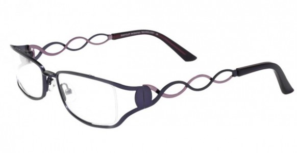 EasyClip P6088 Eyeglasses, VIOLET/VIOLET AND LILAC
