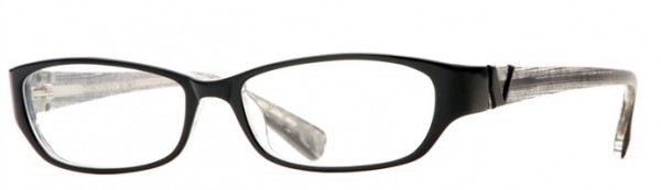Carmen Marc Valvo Luella Eyeglasses, Brilliant Black