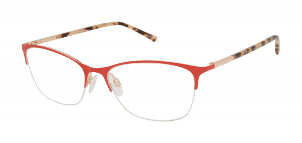 Kate Young K346 Eyeglasses, Red (RED)