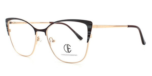 CIE CIE176 Eyeglasses, BROWN/GOLD (2)