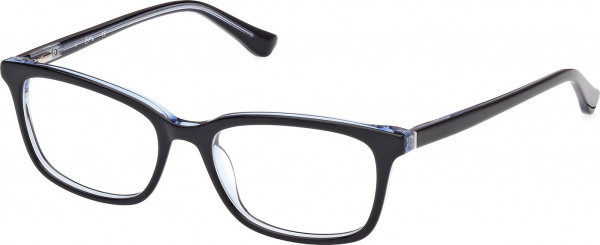 Candie's Eyes CA0202 Eyeglasses, 005 - Black/Crystal / Black/Crystal