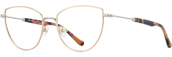 Cinzia Designs Cinzia Ophthalmic 5138 Eyeglasses, Rose Gold / Chrome