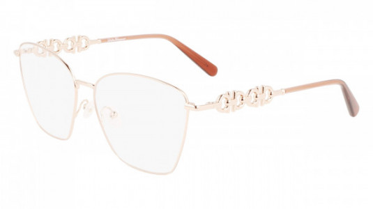 Ferragamo SF2217 Eyeglasses, (688) ROSE GOLD