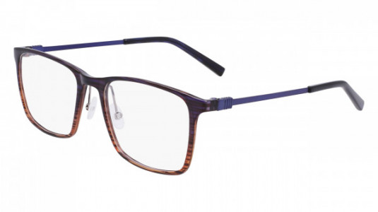 Flexon FLEXON EP8011 Eyeglasses, (418) NAVY/AMBER GRADIENT
