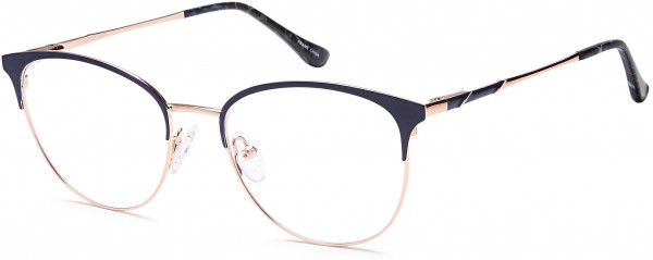 Di Caprio DC212 Eyeglasses, Blue Gold