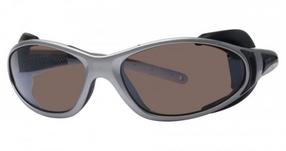 Liberty Sport Chopper Sunglasses, 401 Shiny Chrome/Satin Black (Brown)
