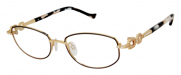 Tura TE276 Eyeglasses, Brown (BRN)