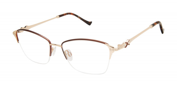 Tura R591 Eyeglasses, Brown (BRN)