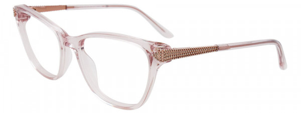 EasyClip EC584 Eyeglasses, 030 - Cr Lt Pink/Cryl Lt Pink & Pink