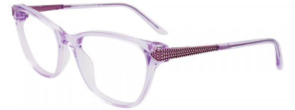 EasyClip EC584 Eyeglasses, 080 - Cryl Purp/Cryl Purp & Purple