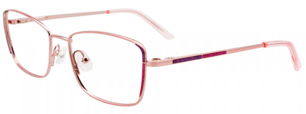 EasyClip EC607 Eyeglasses, 030 - Sh Lt Pink & Spark Purp & Pink