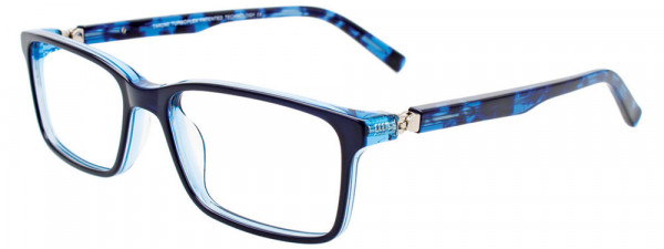 Takumi TK1160 Eyeglasses, 050 - Dk Blue & Ligt Blue/Demi Blue
