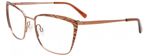 Takumi TK1201 Eyeglasses, 010 - Light Brown & Dark Brown/ Lt Brown