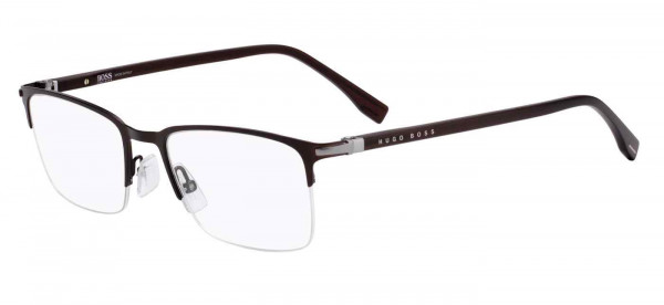 HUGO BOSS Black BOSS 1007/IT Eyeglasses, 04IN MATTE BROWN