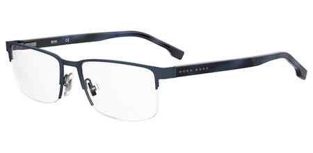 HUGO BOSS Black BOSS 1302/U Eyeglasses, 0FLL MATTE BLUE