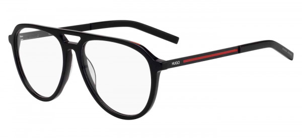 HUGO HG 1093 Eyeglasses, 0OIT BLACK RED