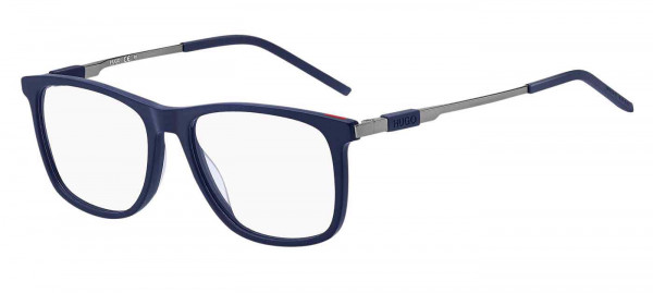 HUGO HG 1153 Eyeglasses, 0FLL MATTE BLUE