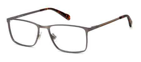 Fossil FOS 7091/G Eyeglasses, 0R80 MATTE RUTHENIUM