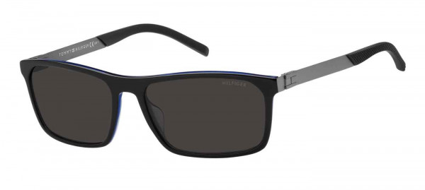 Tommy Hilfiger TH 1799/S Sunglasses, 0D51 BLACK BLUE