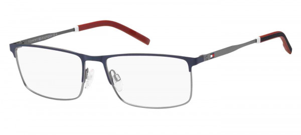 Tommy Hilfiger TH 1843 Eyeglasses, 0V6D RUTHENIUM BLUE