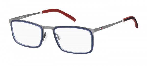 Tommy Hilfiger TH 1844 Eyeglasses, 0FLL MATTE BLUE