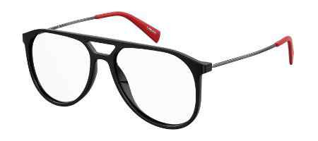 Levi's LV 1000 Eyeglasses, 0OIT BLACK RED