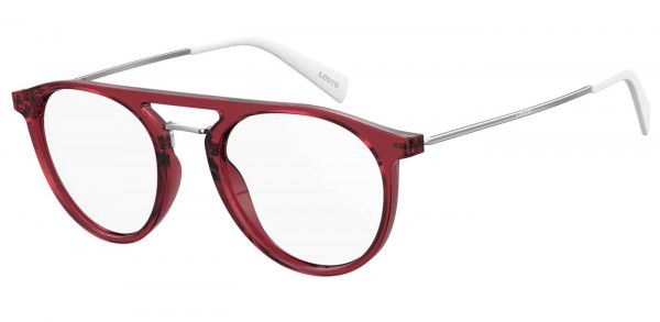 Levi's LV 1001 Eyeglasses, 03KJ RED WHITE