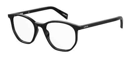 Levi's LV 1002 Eyeglasses, 0807 BLACK
