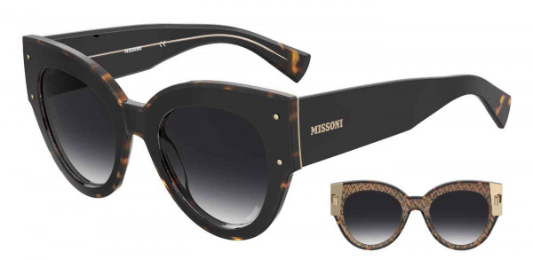 Missoni MIS 0063/S Sunglasses, 0WR7 BLACK HAVANA