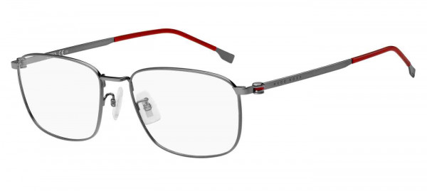 HUGO BOSS Black BOSS 1362/F Eyeglasses, 0KJ1 DARK RUTHENIUM