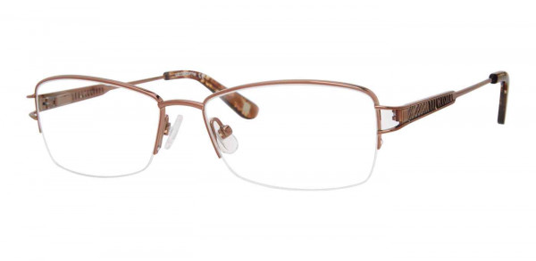 Liz Claiborne L 668/T Eyeglasses, 0TUI LIGHT BROWN