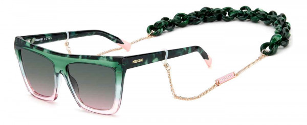Missoni MIS 0087/N/S Sunglasses, 0MYA GREEN PINK