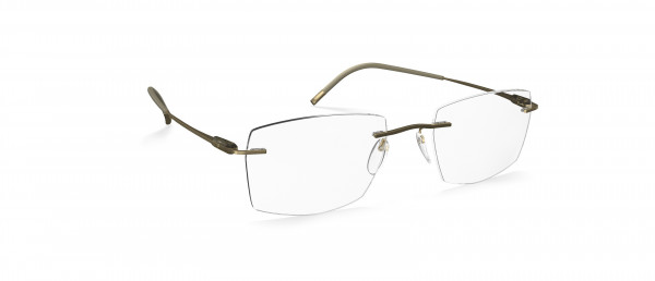 Silhouette Purist LF Eyeglasses, 8540 Restful Olive