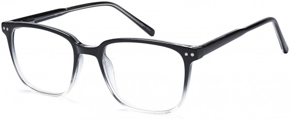 4U US111 Eyeglasses, Black Clear