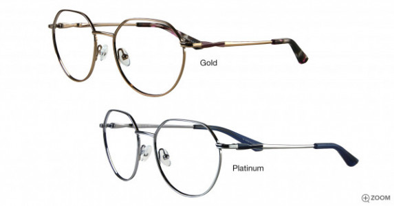 Bulova Darby Eyeglasses, Platinum