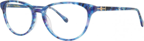 Lilly Pulitzer Adler Eyeglasses, Bermunda Blue