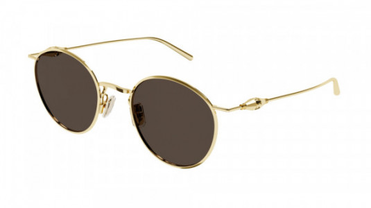Boucheron BC0126S Sunglasses, 002 - GOLD with BROWN lenses