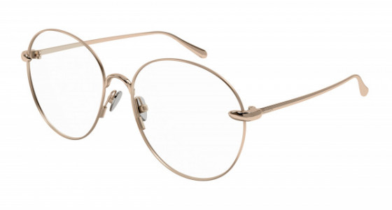 Pomellato PM0109O Eyeglasses, 002 - GOLD with TRANSPARENT lenses